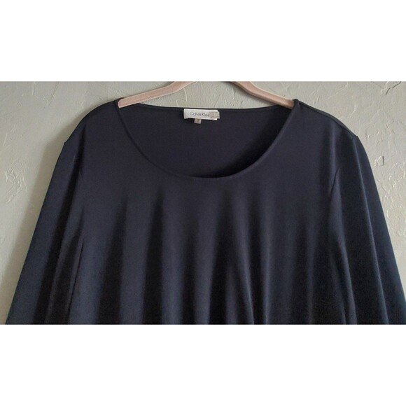 Calvin Klein Tops Blouse Women M,blue ,gothi,Elegant,Perfect To Office,Polyester - Picture 4 of 8